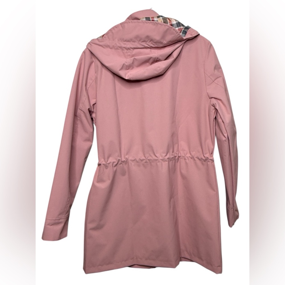 Pink Trench Coat by Pollydeer with Detachable Hood. NWT - Picture 2 of 15